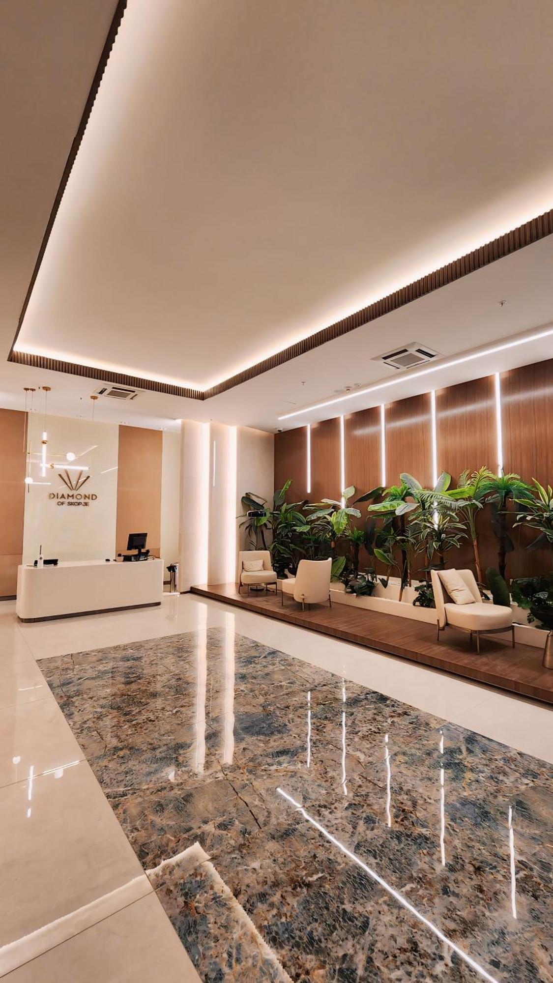 Diamond Residences 10Th Fl. Lux Apt. W/ City View Skopje Exterior foto
