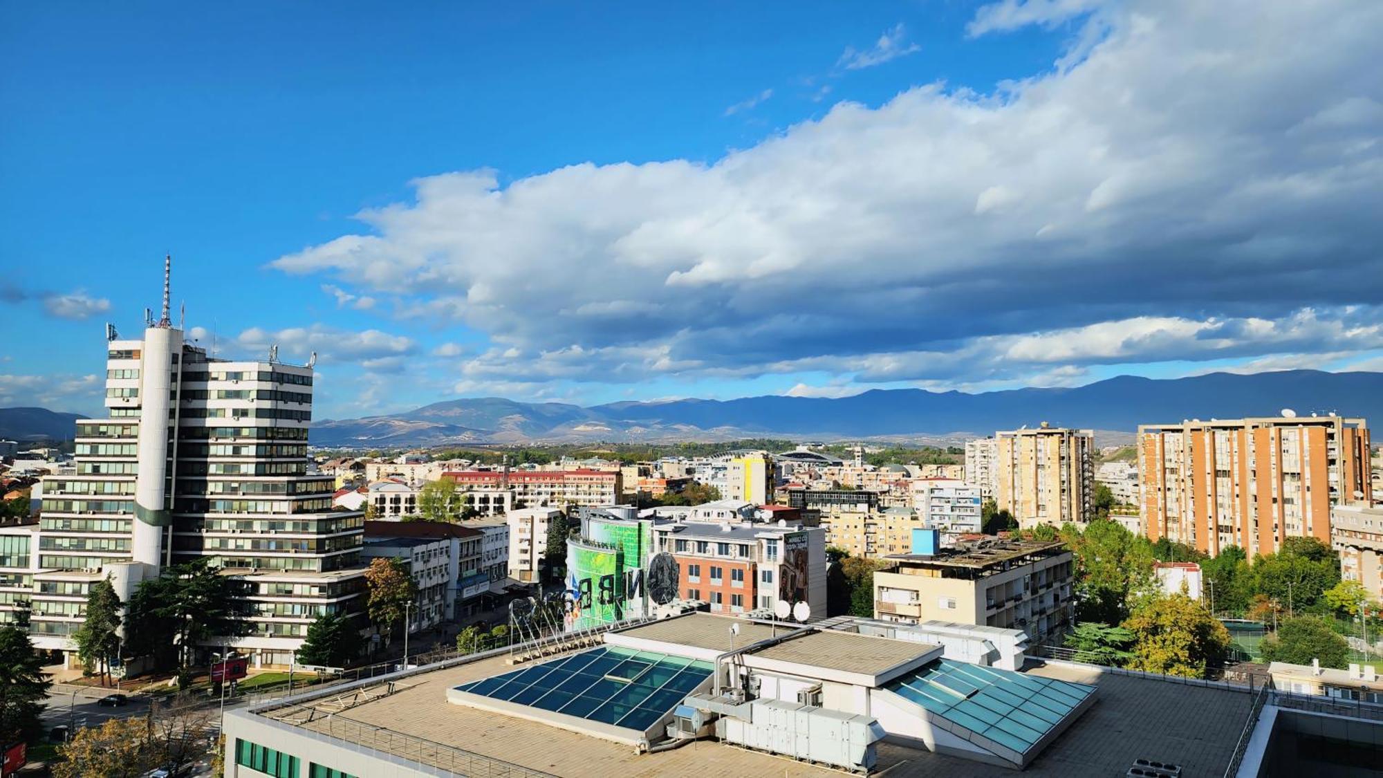 Diamond Residences 10Th Fl. Lux Apt. W/ City View Skopje Exterior foto