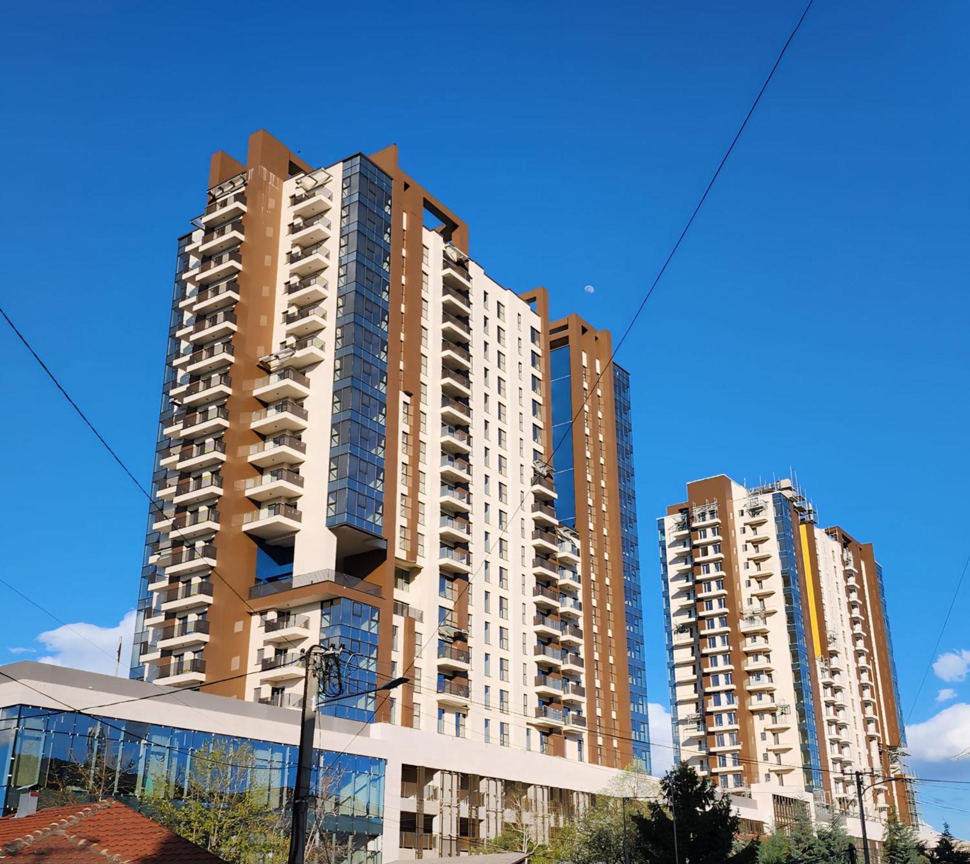 Diamond Residences 10Th Fl. Lux Apt. W/ City View Skopje Exterior foto